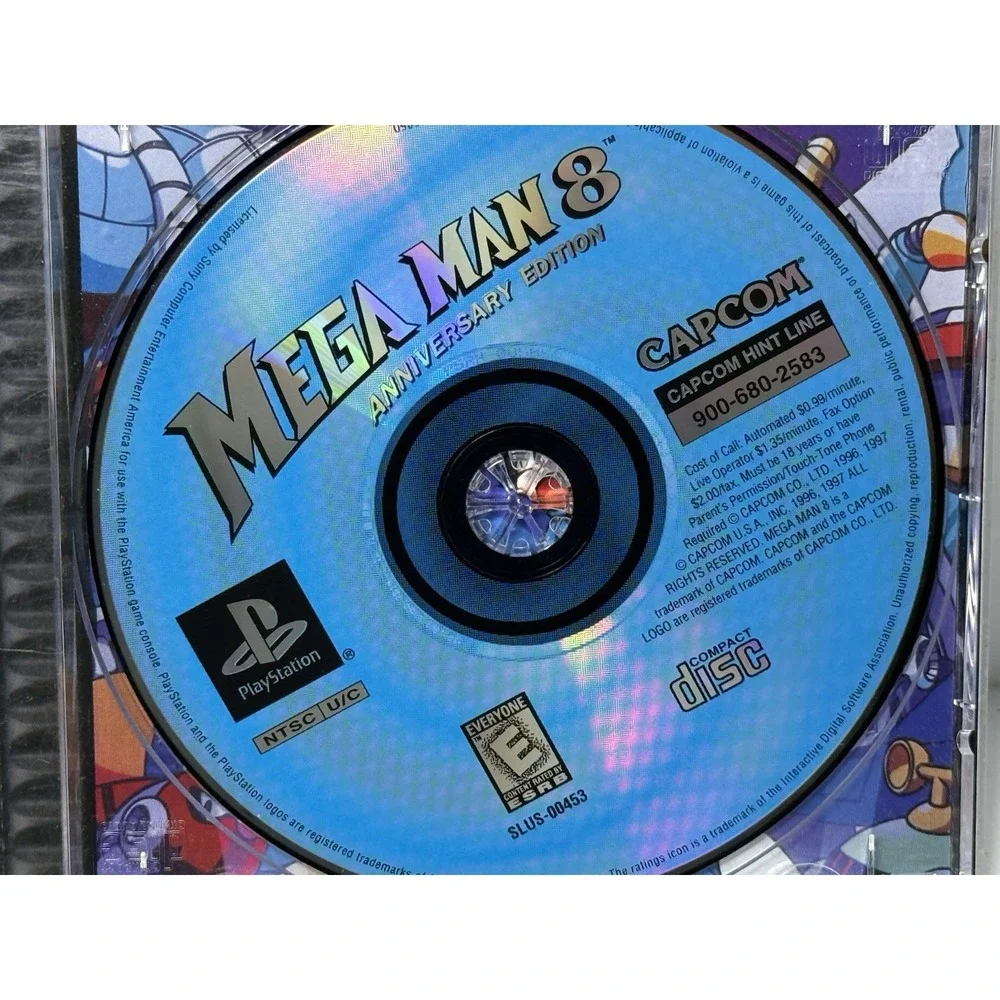 Mega Man 8: Anniversary Edition (PlayStation PS1) Disc Only Tested Works